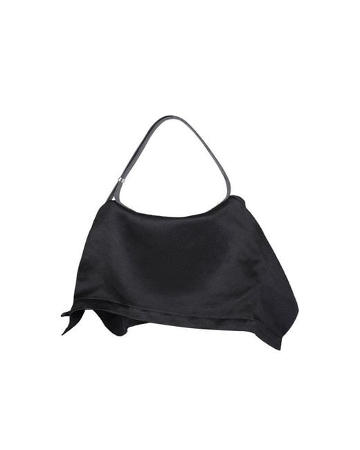 Issey Miyake Black Zipped Shoulder Bag