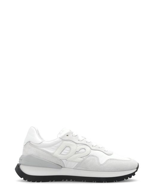 DSquared² White ‘Running’ Sneakers