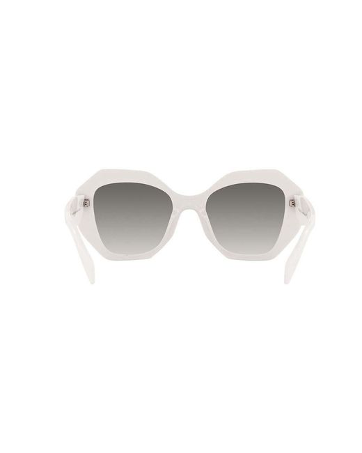 Prada Gray Square Frame Sunglasses