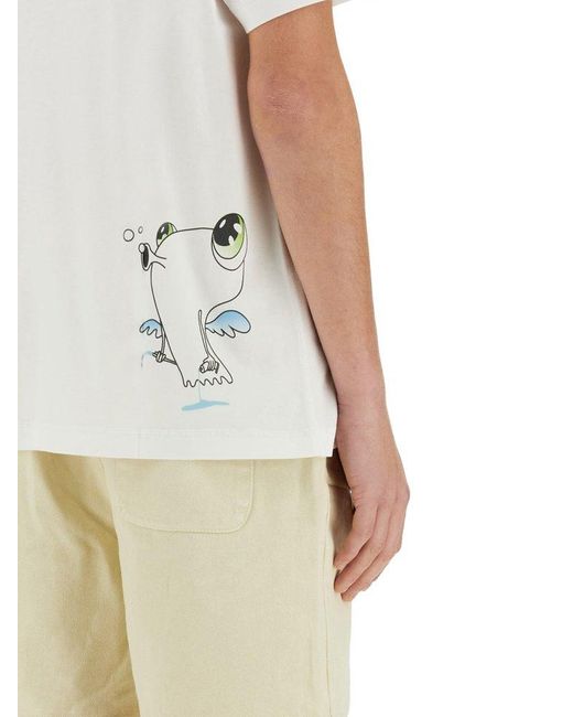 Tシャツ・カットソー PARADIS3 3.PARADIS X EDGAR PLANS T-SHIRT (SS2491_WHITE) 3.PARADIS X Edgar Plans Graphic Tee in White for Men | Lyst