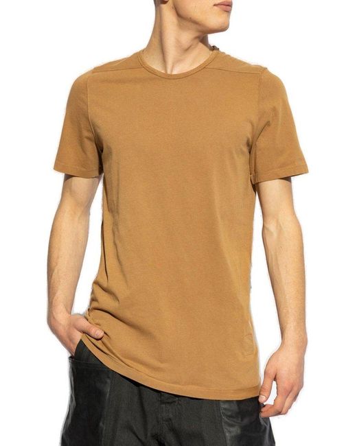 Rick Owens Brown ‘Level’ T-Shirt for men
