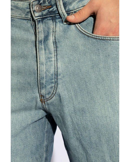 Emporio Armani Blue Loose-fit Jeans, for men