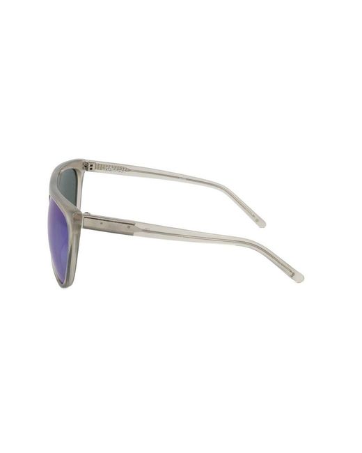Linda Farrow Blue X 3.1 Phillip Lim Butterfly Frame Sunglasses