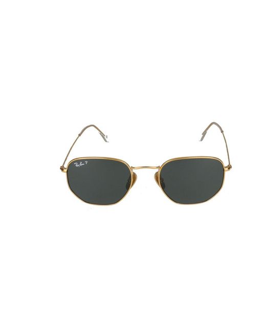 Ray-Ban Black Irregular Frame Sunglasses