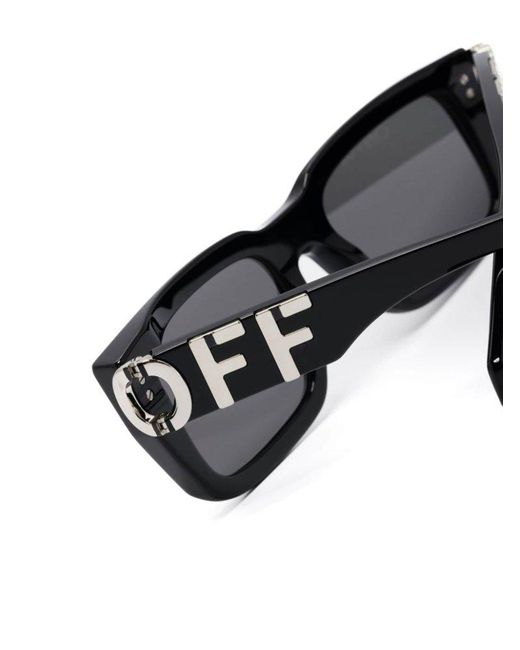 Off-White c/o Virgil Abloh Black Hays Square Frame Sunglasses