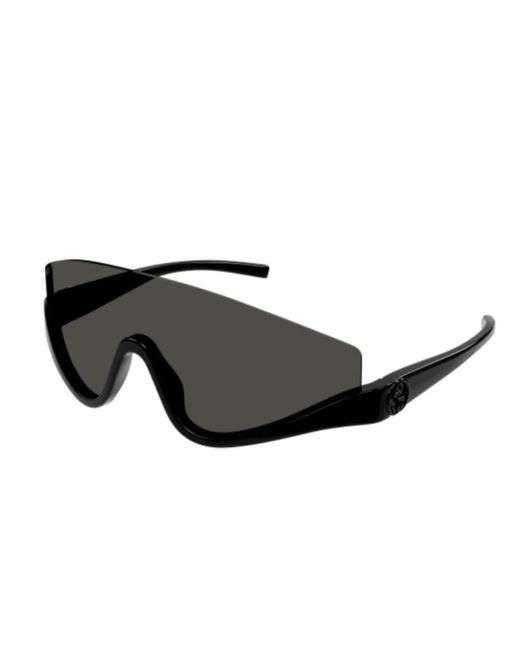 Gucci Gray Shield Frame Sunglasses