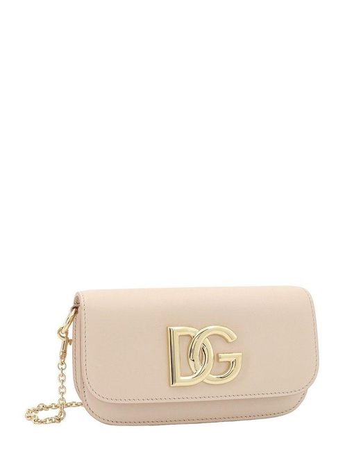 Dolce & Gabbana Natural 3.5 Leather Handbag