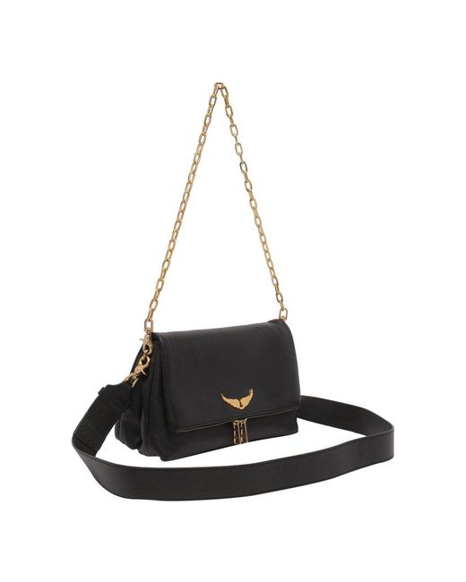 Zadig & Voltaire Rocky Crossbody Bag in Black Lyst