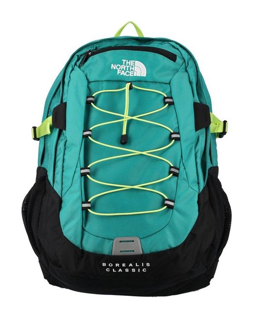 The North Face Green Borealis Logo Embroidered Backpack for men