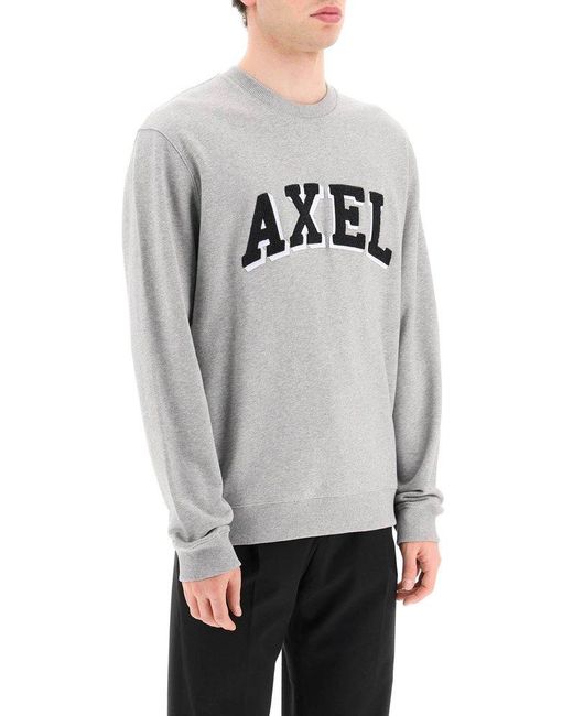 Axel Arigato Gray Logo Patch Sweatshirt for men