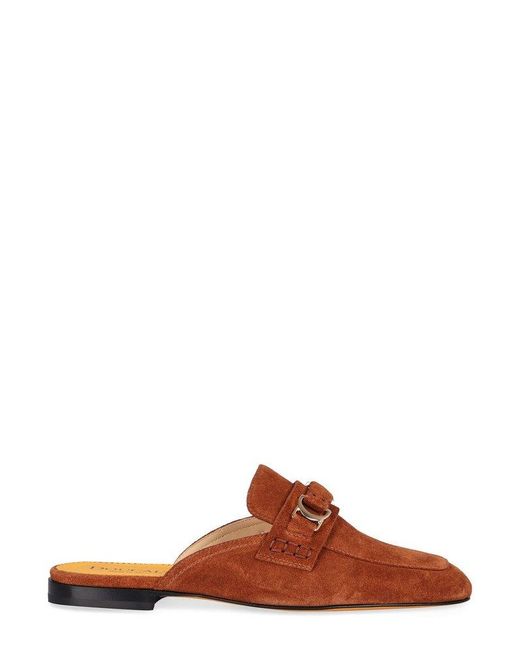 Doucal's Brown Slip-On Mules