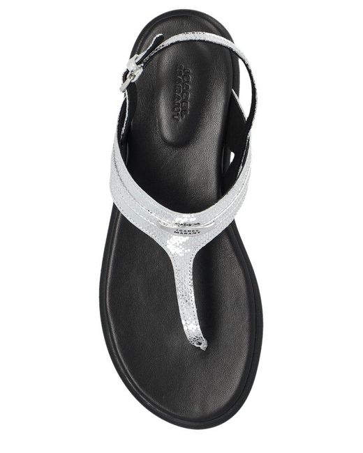 Isabel Marant Black Nya Thong-strap Sandals