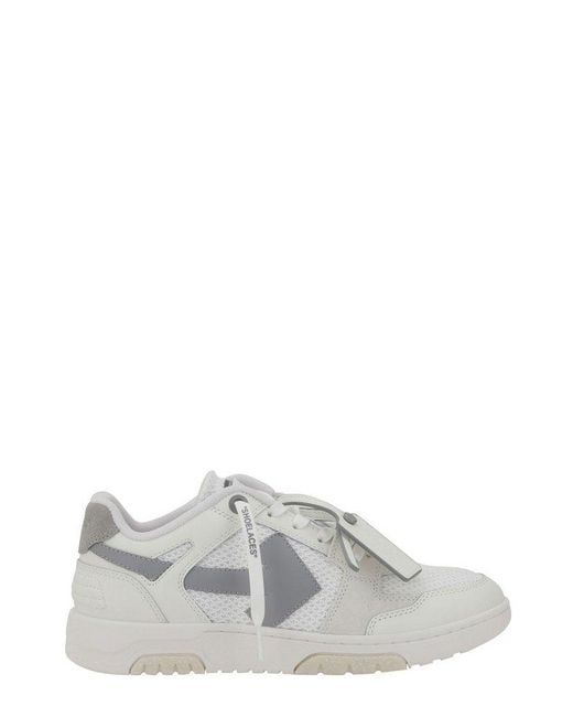 Off-White c/o Virgil Abloh Gray Out Of Office Sneakers for men