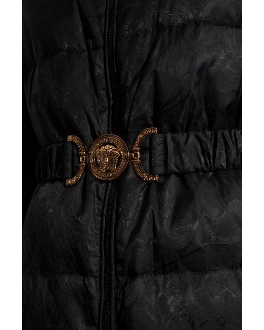 Versace Black Down Jacket,