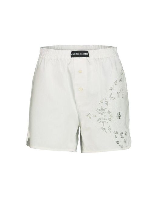 MARINE SERRE White Short