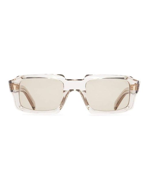 Cutler & Gross Natural Square Frame Sunglasses