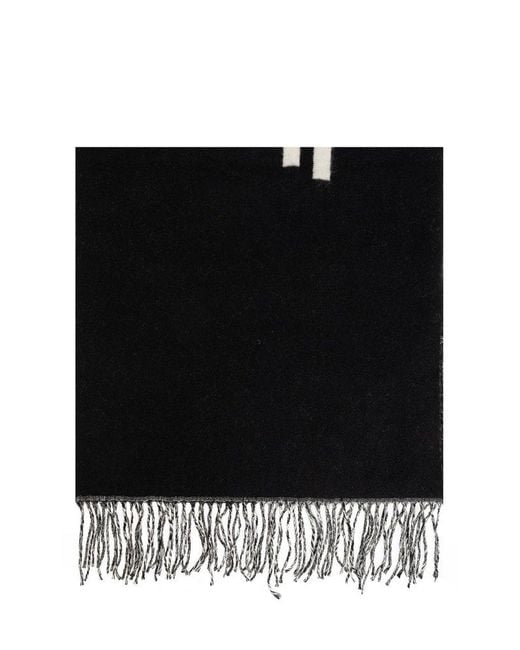 Marc Jacobs Black Wool Scarf