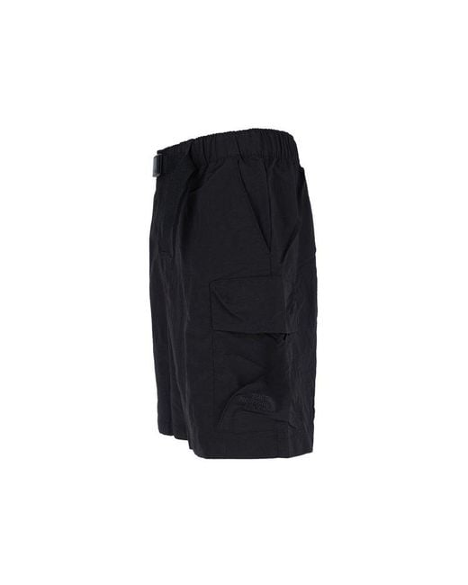 The North Face Blue Cargo Pocket Track Shorts for men