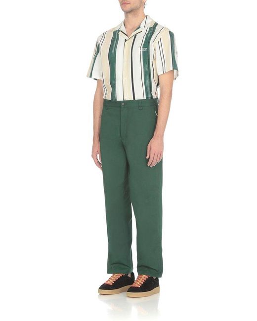 Lanvin Trousers Green for men