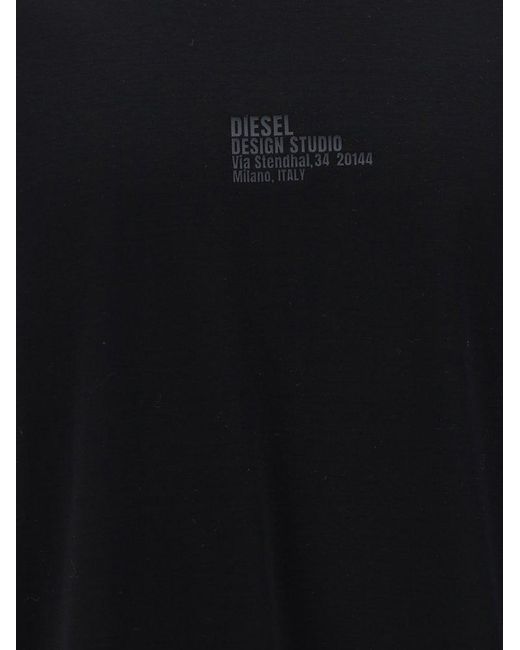 DIESEL Black T-Shirts for men