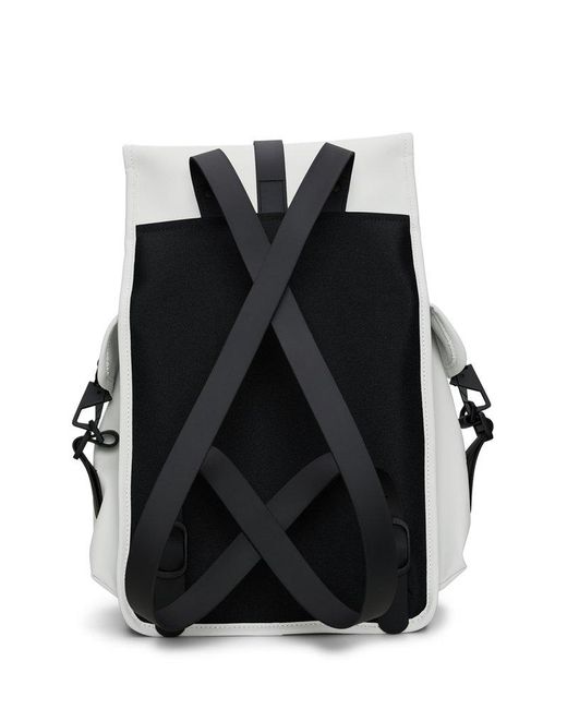 Rains Rucksack Cargo Foldover Top Backpack in White Lyst
