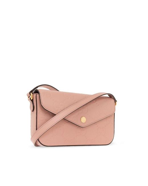 Gucci Pink 'GG Super Mini' Shoulder Bag,