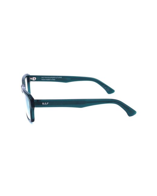 Retrosuperfuture Black Numero 120 Rectangular Frame Glasses