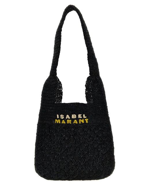 Isabel Marant Black Praia Small Tote Bag