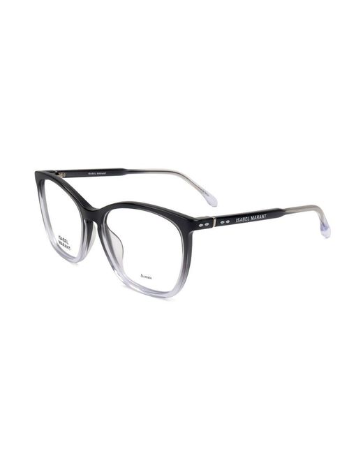 Isabel Marant Black Rectangle Frame Glasses