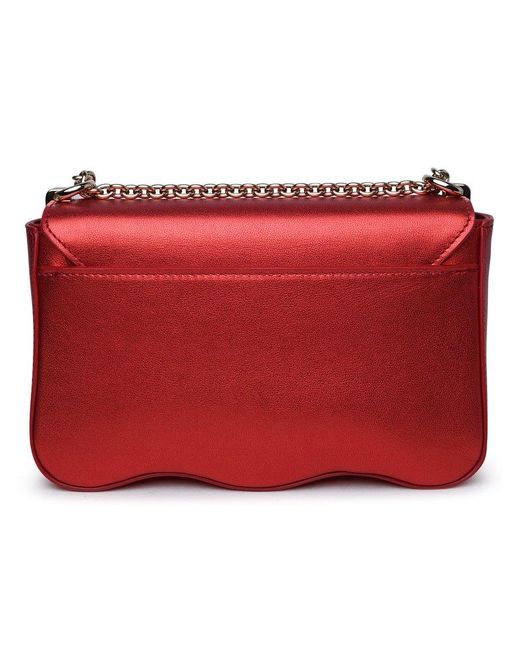Furla Red Leather Bag