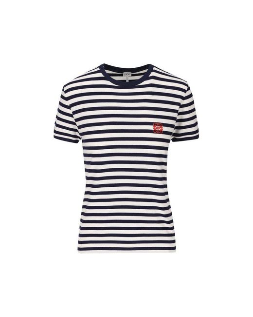 Loewe Black Striped Slim-fit T-shirt