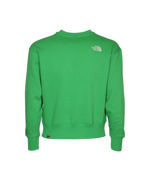 The North Face Green Essential Crewneck Sweatshirt