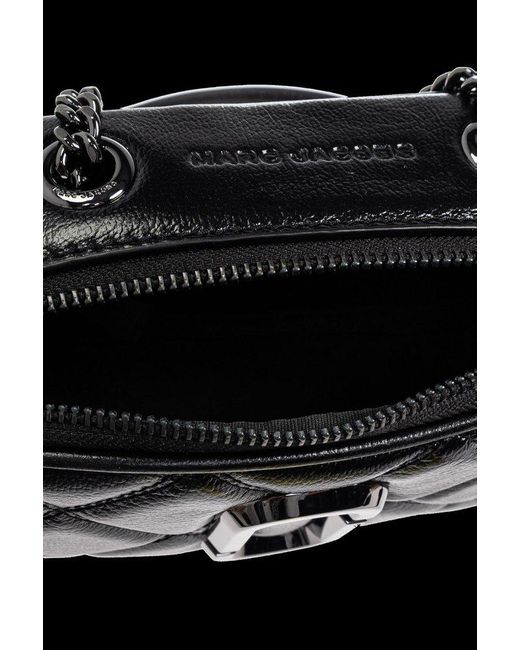 Marc Jacobs Black The Quilted Softshot Crossbody Bag