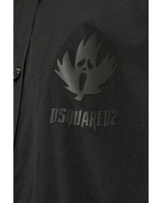 DSquared² Black Shirt With Logo, for men