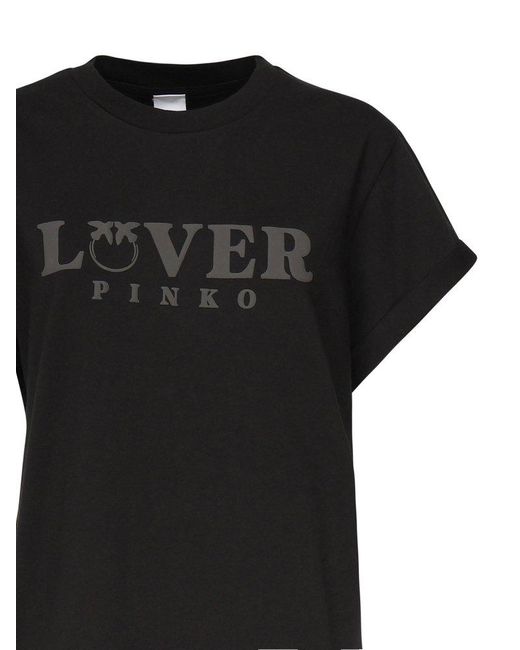 Pinko Black Printed T-Shirt