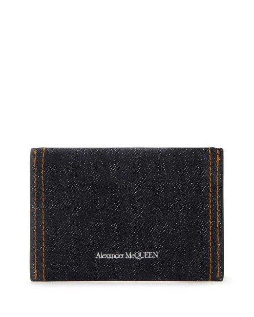 Alexander McQueen Black Wallets