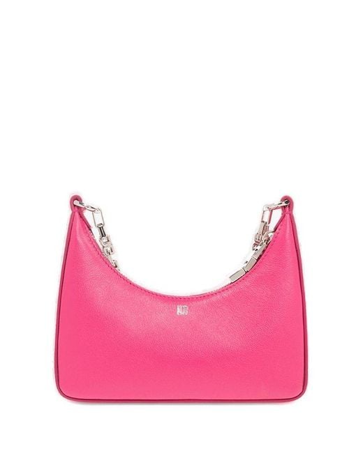 Givenchy Pink Mini Moon Cut-out Crossbody Bag