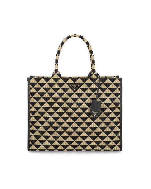 prada symbole tote bag