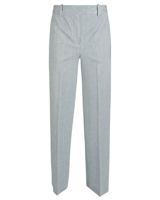 Circolo 1901 Gray Pleated Tailored Trousers