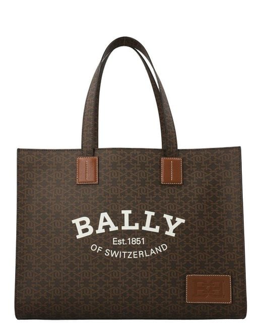 Bally Leather Crystalia Handbag In Brown | Lyst Canada