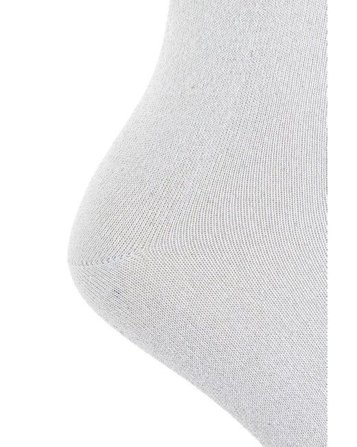 Emporio Armani White Socks With Logo