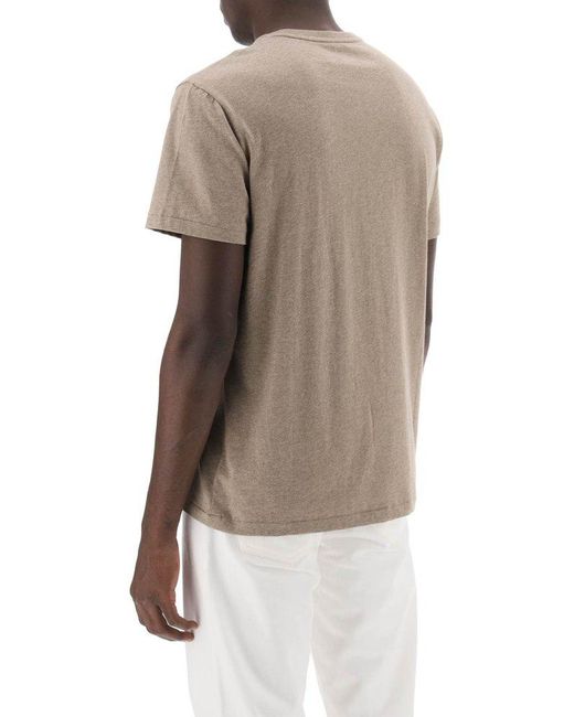 Polo Ralph Lauren Natural Custom Slim Fit Crew Neck T Shirt for men