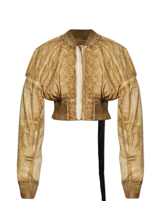 Rick Owens Natural Jacket Flight Jkt