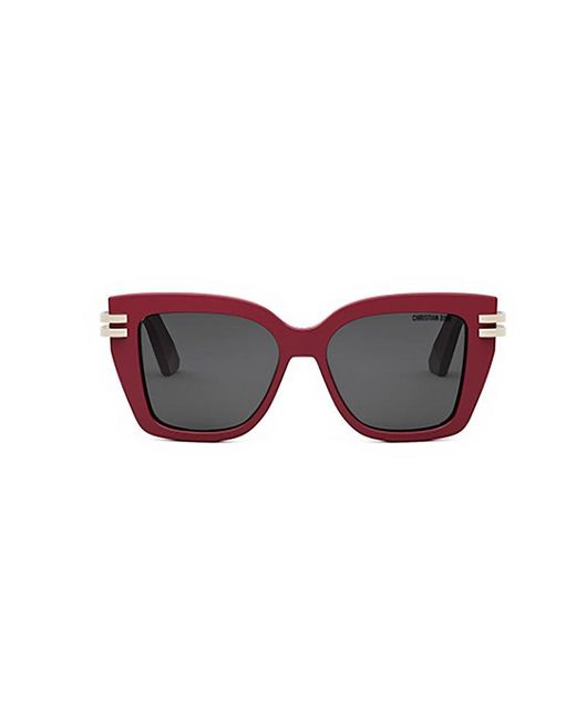 Dior Red Cdior S1i Square Frame Sunglasses
