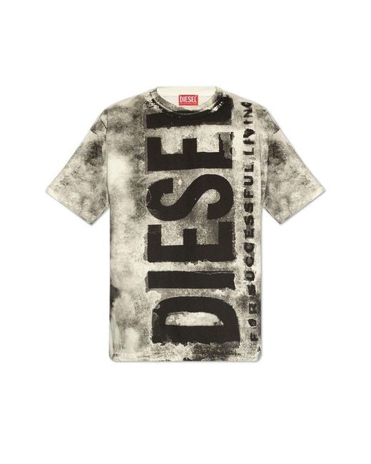 DIESEL Black 't-boxt-bisc' T-shirt, for men