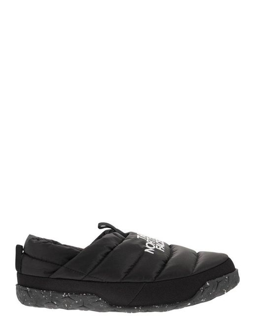 The North Face Black Nuptse Winter Slippers