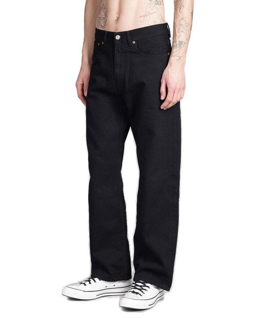 Our Legacy Black Third Cut Relaxed Fit Jeans for men