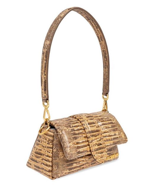 Jacquemus Natural Le Petit Bambimou Foldover Top Shoulder Bag