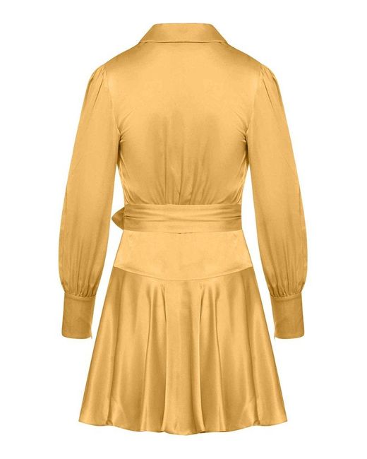 Zimmermann Yellow Mini Dresses