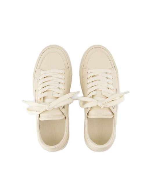 Zadig & Voltaire Natural Fly On Lace-up Sneakers